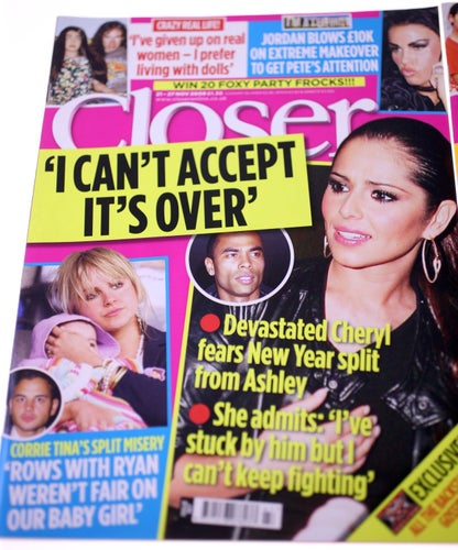 Closer Magazine-3 issues included-November 2009-NEW-Weight 804g-FREE postage