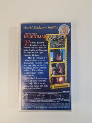 VHS - Bröderna Lejonhjärta