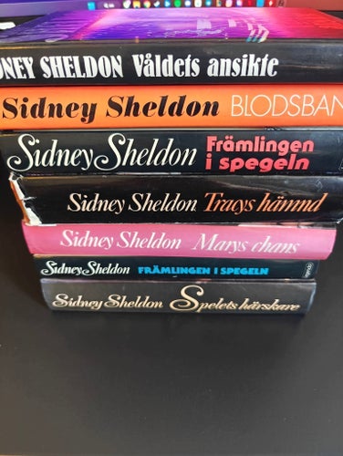 Sidney Sheldon Bokpaket - Diverse Titlar, Årgång Varierar