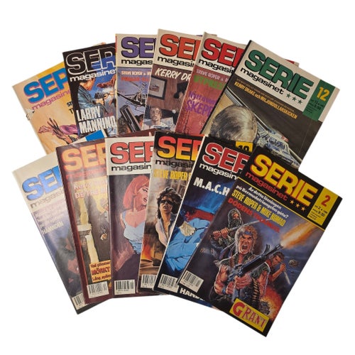 Seriemagasinet Serietidningar - 12 st 1987-1988