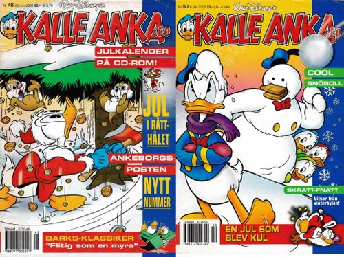 Kalle Anka & C:o, Walt Disney, nr 48 & 50 2002