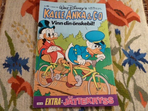 KALLE ANKA & C:O NR40, 1984,