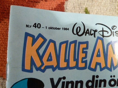 KALLE ANKA & C:O NR40, 1984,