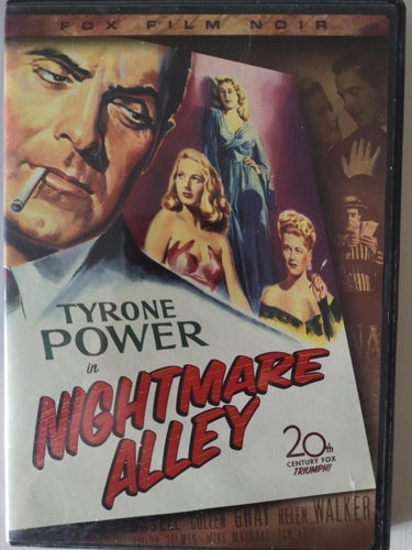 Nightmare alley (1947) Edmund Goulding med Tyrone Power och Coleen Gray.
