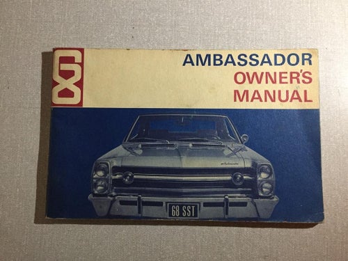 1968 AMC Ambassador Owner's Manual