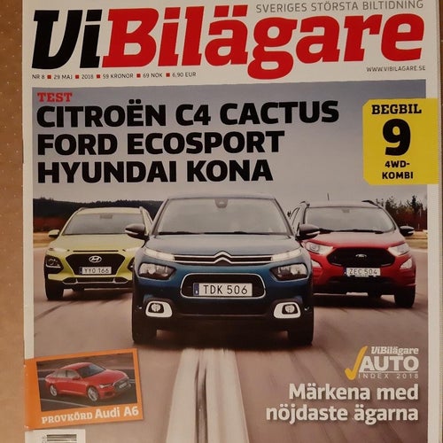 Vi Bilägare nr 8 2018: VW Touareg 3,0 TDI, Audi A6 50 TDI, Renault Clio R.S.18