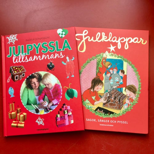 JULPYSSLA TILLSAMMANS + JULKLAPPAR SAGOR, SÅNGER, PYSSEL