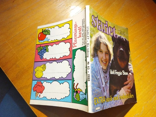 Starlet 1980 nr 43 idol Fozzie Bear, Amanda Lear, Harrison Ford. Very Good plus