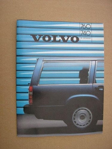 VOLVO Försäljningsbroschyr 745 765 1986