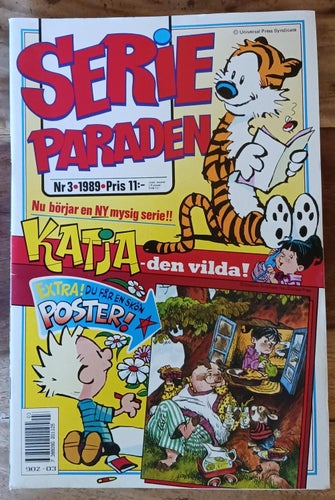 Serieparaden / Nr 3 1989 / Serietidning + Poster