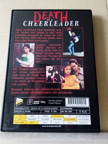 Death of a cheerleader, Dvd
