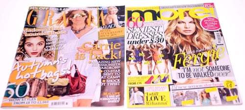 Grazia/More Magazine-2 magazines included-14th September 2009-NEW-Weight 602g