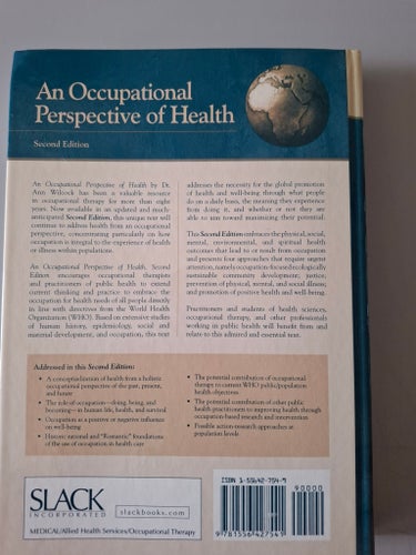 An Occupational Perspective of Health av Ann A. Wilcock, 2002