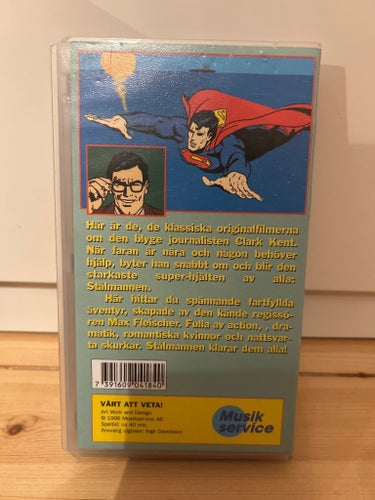 Stålmannen - Tecknade Klassiker VHS