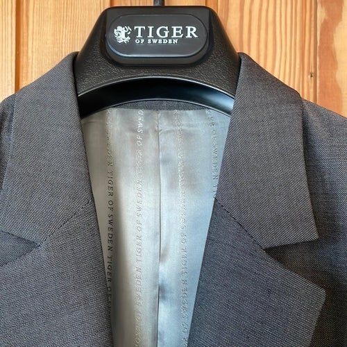 TIGER OF SWEDEN klassisk grå kavaj storlek 34 (36) XS (S) W ullkavaj