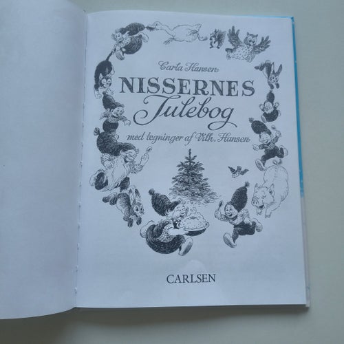 Nissernes Julebog Carla Hansen Villh. Hansen Carlsen Hardback Julbok