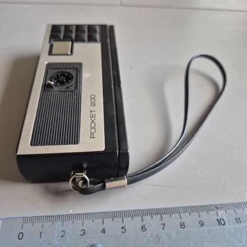 Kamera Hanimex Pocket 200 ej funktionstestad vintage retro nostalgi