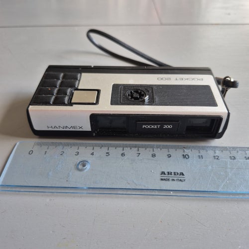 Kamera Hanimex Pocket 200 ej funktionstestad vintage retro nostalgi