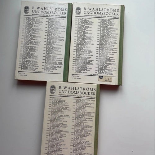 B. Wahlströms ungdomsböcker