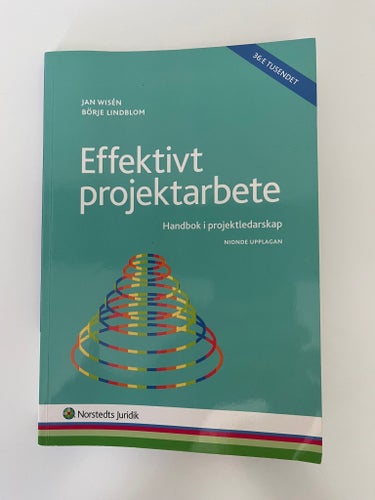 Effektivt projektarbete av Jan Wisén och Börje Lindblom, 2015