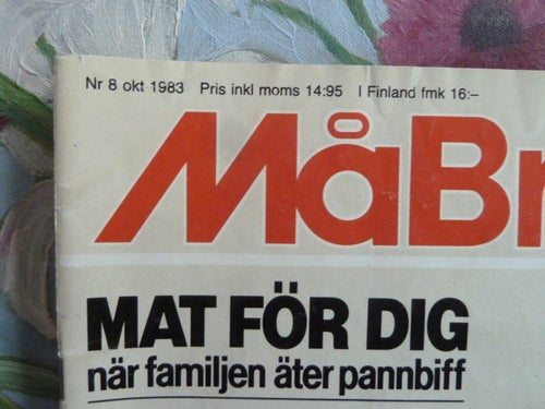 MÅ BRA, NR 8, 1983,