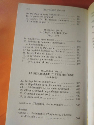 La révolution anglaise 1603-1660 - by Bernard Cottret, bok pocket Very Good
