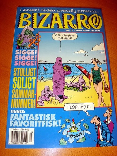 BIZARRO nr 3 1994 !! NY OLÄST !!!