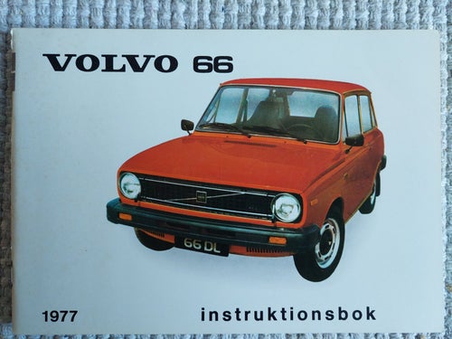 Volvo 66 Instruktionsbok 1977