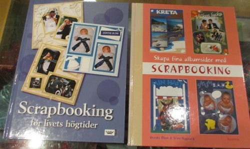 2 böcker om Scrapbooking