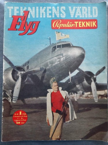 Teknikens Värld nr 1 1948: Armstrong Siddeley, Universal MC, "Stockholm" båt