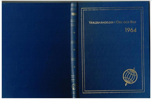 VÄRLDSHÄNDELSER I ORD OCH BILD 1964