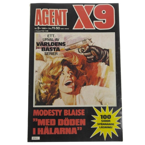Agent X9 - 1986 - NR 3 - Modesty Blaise : Med döden i hälarna