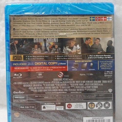 Grudge Match Blu-Ray Oöppnad & Inplastad