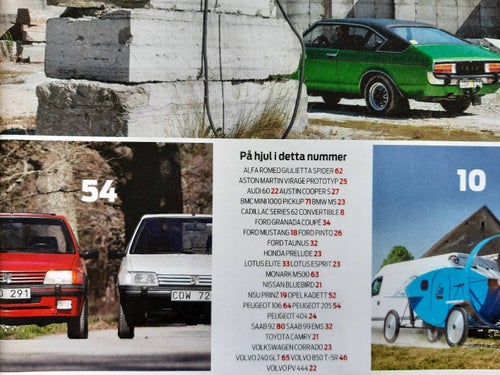 Klassiker nr 8 2023: Volvo 850 T-5R, Peugeot 205 GTI + Colorline, Saab 92