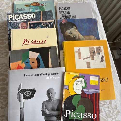 Picasso, bokpaket om nio böcker