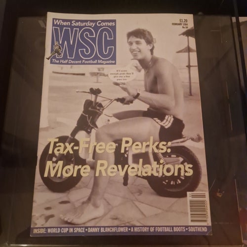 When Saturday Comes WSC, 1994 Fanzine Gary Lineker