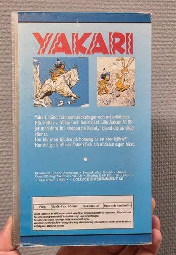 Yakari (1983) VHS svenskt tal