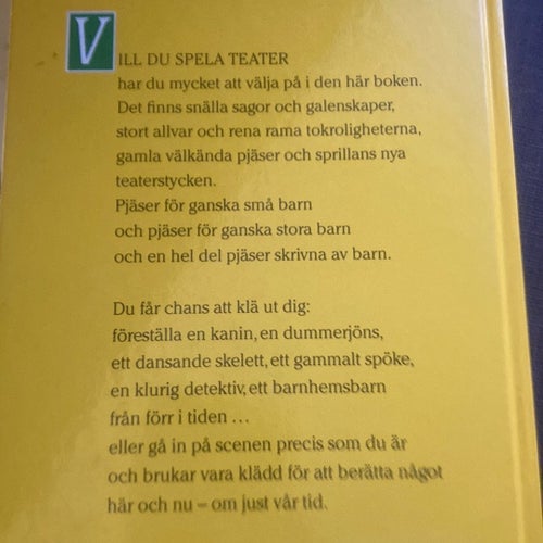 Barnens Pjäsbok - Siv och Gertrud Widerberg