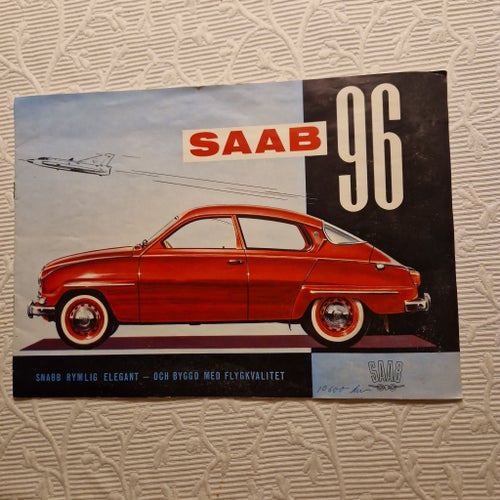 Broschyr Saab 96