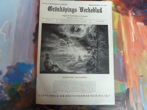 GRÖNKÖPINGS VECKOBLAD, 1964 NOVEMBER 16, TIDNING
