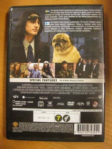 THE DISASTER ARTIST - JAMES FANCO, SETH ROGEN, DAVE FRANCO - DVD JUNI 2018