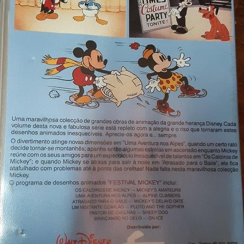 Walt Disney Mickey Festival 1990 VHS PAL