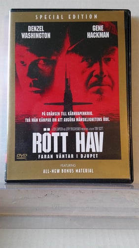 Rött hav, Denzel Washington, dvd