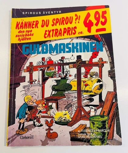 Spirous Äventyr - Guldmaskinen .