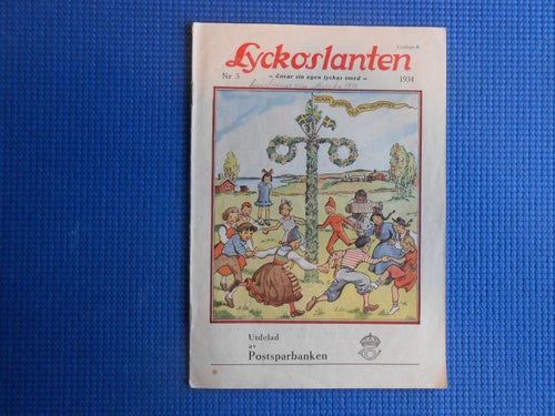 Lyckoslanten 3 1934 Ånässkolan Södra Stävlö Aborrträsk Risudden Gerda Ghobe