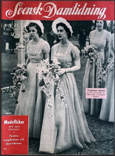 Svensk dam 45 1948 Esther Williams, Ingrid Lamby, Gerda Höjer, Ruth Hager