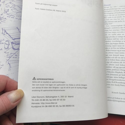 DESIGN I FOKUS för produktutveckling Kenneth Österlin 2003