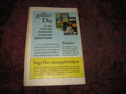 VÄRLDSSERIEN - EN ILLUSTRERAD KLASSIKER OM UNDERVATTENSÄVENTYR NR 19 SERIETIDNI