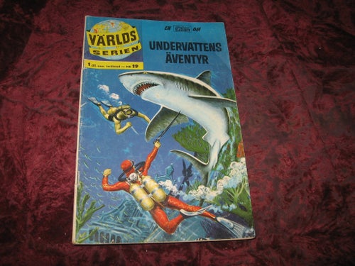 VÄRLDSSERIEN - EN ILLUSTRERAD KLASSIKER OM UNDERVATTENSÄVENTYR NR 19 SERIETIDNI
