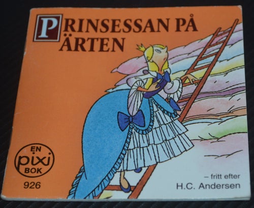 Äldre Pixibok Prinsessan på ärten H.C Andersen